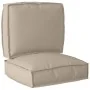 Set of Pallet Cushions Set of 2 Taupe Polyester Fabric | Foro24.es | Tu tienda online para hogar, jardín y más Foro24.es