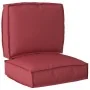 2 Piece Pallet Cushion Set Wine Red Polyester Standard by , Cushions for chairs and sofas - Ref: Foro24-3329045, Price: 41,37...