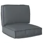 Set of pallet cushions Set of 2 Anthracite Polyester Medium | Foro24.es | Tu tienda online para hogar, jardín y más Foro24.es