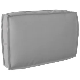 Set of 2 Piece Pallet Cushions Gray Polyester
