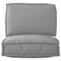 Set of 2 Piece Pallet Cushions Gray Polyester Square | Foro24.es | Tu tienda online para hogar, jardín y más Foro24.es