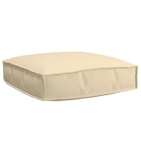 Set of 2 Piece Beige Polyester Pallet Cushions