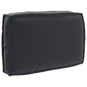 Set of pallet cushions Set of 2 Black Polyester