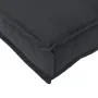 Set of pallet cushions Set of 2 Black Polyester Pallet cushion | Foro24.es | Tu tienda online para hogar, jardín y más Foro24.es