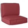 Set of Pallet Cushions Set of 2 Wine Red Polyester Standard | Foro24.es | Tu tienda online para hogar, jardín y más Foro24.es