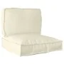 Set mit Palettenkissen Set mit 2er Set Creme Polyester von , Kissen für Stühle und Sofas - Ref: Foro24-3329061, Preis: 52,84 ...