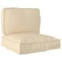 Set Palettenkissen 2er-Set Beige Polyester von , Kissen für Stühle und Sofas - Ref: Foro24-3329062, Preis: 52,61 €, Rabatt: %