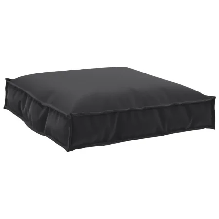 2 Piece Black Polyester Rectangular Pallet Cushion Set | Foro24.es | Tu tienda online para hogar, jardín y más Foro24.es
