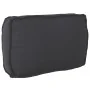 2 Piece Black Polyester Rectangular Pallet Cushion Set | Foro24.es | Tu tienda online para hogar, jardín y más Foro24.es