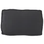 2 Piece Black Polyester Rectangular Pallet Cushion Set | Foro24.es | Tu tienda online para hogar, jardín y más Foro24.es