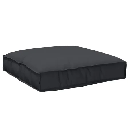 2 Piece Pallet Cushion Set Black Durable Polyester | Foro24.es | Tu tienda online para hogar, jardín y más Foro24.es