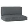 Set of Pallet Cushions Set of 2 Anthracite Polyester | Foro24.es | Tu tienda online para hogar, jardín y más Foro24.es