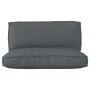 Set of Pallet Cushions Set of 2 Anthracite Polyester | Foro24.es | Tu tienda online para hogar, jardín y más Foro24.es