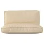 Set of 2 Piece Beige Polyester Pallet Cushions by , Cushions for chairs and sofas - Ref: Foro24-3329082, Price: 78,66 €, Disc...