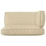 Set of pallet cushions Set of 3 Beige Polyester Medium | Foro24.es | Tu tienda online para hogar, jardín y más Foro24.es
