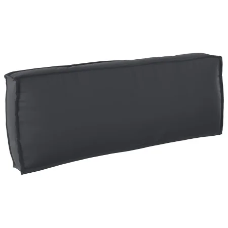 Set of 3 Durable Black Polyester Standard Pallet Cushions by , Cushions for chairs and sofas - Ref: Foro24-3329093, Price: 95...