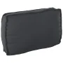 Set of 3 Durable Black Polyester Standard Pallet Cushions by , Cushions for chairs and sofas - Ref: Foro24-3329093, Price: 95...