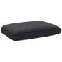 Set mit 3 strapazierfähigen Standard-Palettenkissen aus schwarzem Polyester von , Kissen für Stühle und Sofas - Ref: Foro24-3...
