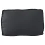 Set of 3 Durable Black Polyester Standard Pallet Cushions by , Cushions for chairs and sofas - Ref: Foro24-3329093, Price: 95...