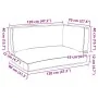 Set of 3 Durable Black Polyester Standard Pallet Cushions by , Cushions for chairs and sofas - Ref: Foro24-3329093, Price: 95...