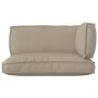 Set of Cushions for Pallets Set of 3 Standard Polyester Taupe | Foro24.es | Tu tienda online para hogar, jardín y más Foro24.es