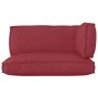 Set of pallet cushions Set of 3 Burgundy Polyester Medium | Foro24.es | Tu tienda online para hogar, jardín y más Foro24.es
