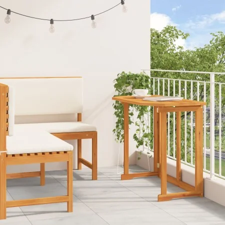 2-Piece Garden Dining Set with Solid Acacia Wood Cushions by , garden benches - Ref: Foro24-3329099, Price: 324,24 €, Discoun...