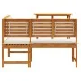 2-Piece Garden Dining Set with Solid Acacia Wood Cushions by , garden benches - Ref: Foro24-3329099, Price: 324,24 €, Discoun...