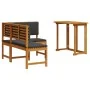 2-Piece Garden Table and Chairs Set with Acacia Wood Cushions | Foro24.es | Tu tienda online para hogar, jardín y más Foro24.es