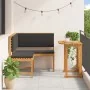 2-Piece Garden Table and Chairs Set with Acacia Wood Cushions | Foro24.es | Tu tienda online para hogar, jardín y más Foro24.es