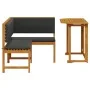 2-Piece Garden Table and Chairs Set with Acacia Wood Cushions | Foro24.es | Tu tienda online para hogar, jardín y más Foro24.es