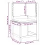 3-teiliges Gartenset mit Kissen aus massivem Akazienholz von , Gartenbänke - Ref: Foro24-3329105, Preis: 459,47 €, Rabatt: %