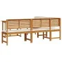 4-Piece Garden Dining Set with Acacia Wood Cushions | Foro24.es | Tu tienda online para hogar, jardín y más Foro24.es