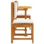 3-teiliges Gartenbistro-Set mit Kissen aus massivem Akazienholz von , Gartentische - Ref: Foro24-3329111, Preis: 237,04 €, Ra...
