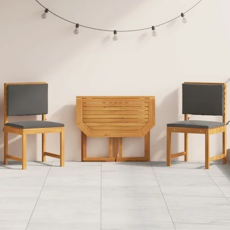 Conjunto de Comedor de Jardín de 3 Piezas de Madera Maciza de Acacia de , Mesas de jardín - Ref: Foro24-3329112, Precio: 237,...
