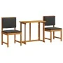Conjunto de Comedor de Jardín de 3 Piezas de Madera Maciza de Acacia de , Mesas de jardín - Ref: Foro24-3329112, Precio: 237,...