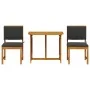 Conjunto de Comedor de Jardín de 3 Piezas de Madera Maciza de Acacia de , Mesas de jardín - Ref: Foro24-3329112, Precio: 237,...
