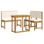 Conjunto de Comedor de Jardín de 4 Piezas de Madera Sólida de Acacia de , Mesas de jardín - Ref: Foro24-3329113, Precio: 360,...