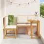 Conjunto de Comedor de Jardín de 4 Piezas de Madera Sólida de Acacia de , Mesas de jardín - Ref: Foro24-3329113, Precio: 360,...