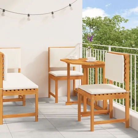 5-Piece Garden Dining Set made of Solid Acacia Wood | Foro24.es | Tu tienda online para hogar, jardín y más Foro24.es