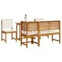 5-Piece Garden Dining Set made of Solid Acacia Wood | Foro24.es | Tu tienda online para hogar, jardín y más Foro24.es