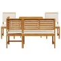 5-Piece Garden Dining Set made of Solid Acacia Wood | Foro24.es | Tu tienda online para hogar, jardín y más Foro24.es