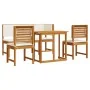 5-Piece Garden Dining Set made of Solid Acacia Wood | Foro24.es | Tu tienda online para hogar, jardín y más Foro24.es
