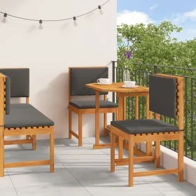 5-Piece Garden Dining Set with Acacia Wood