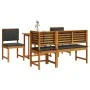 Set de Comedor de Jardín de 5 Piezas con Cojines de Madera de Acacia de , Mesas de jardín - Ref: Foro24-3329116, Precio: 453,...