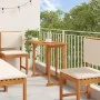 Conjunto de comedor de jardín de 6 piezas con cojines de madera maciza de acacia de , Mesas de jardín - Ref: Foro24-3329117, ...