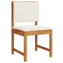Conjunto de comedor de jardín de 6 piezas con cojines de madera maciza de acacia de , Mesas de jardín - Ref: Foro24-3329117, ...