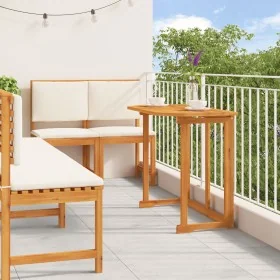 5-Piece Garden Dining Set with Solid Acacia Wood