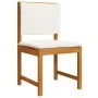 5-Piece Garden Dining Set with Solid Acacia Wood Cushions | Foro24.es | Tu tienda online para hogar, jardín y más Foro24.es
