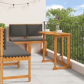 5-Piece Garden Dining Set with Solid Acacia Wood